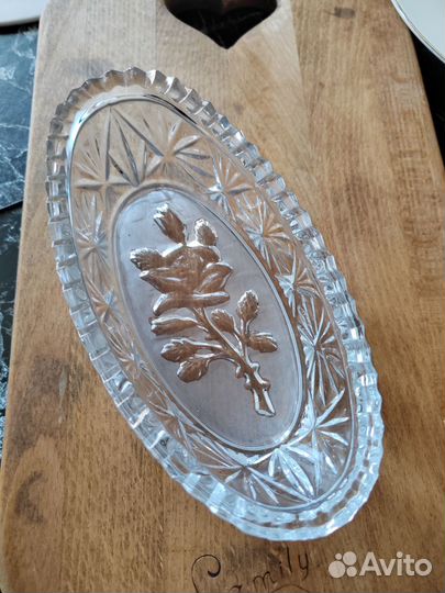 Ваза хрустальная