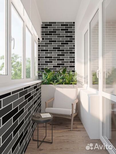 Гибкий кирпич, декоративное покрытие амк, цвет 241