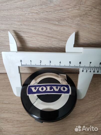 Колпачки заглушки литых дисков Вольво 64мм