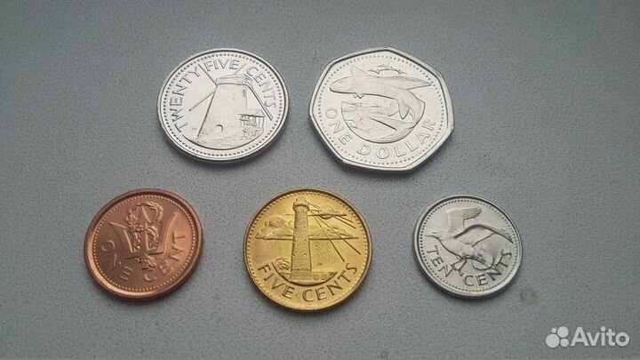 Набор монет Барбадос