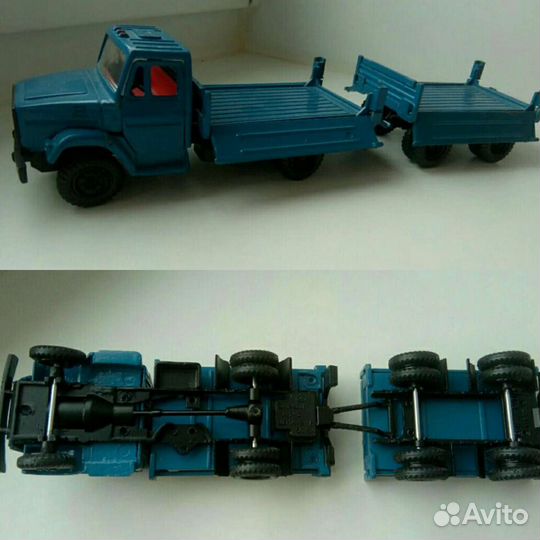 Модель ЗИЛ-4331 с прицепом и другие модели 1/43
