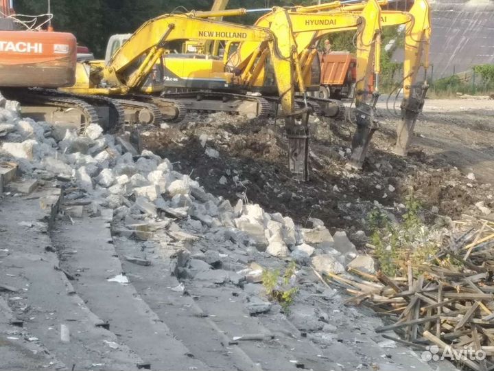Услуги.эсковатора.гидромолот.самосвалов