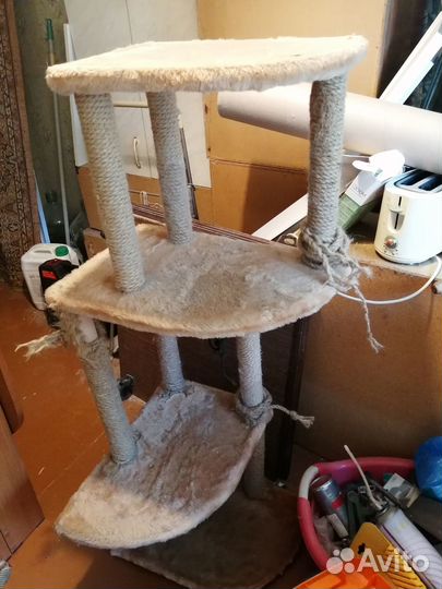 Когтеточка-лежанка для кошек бу