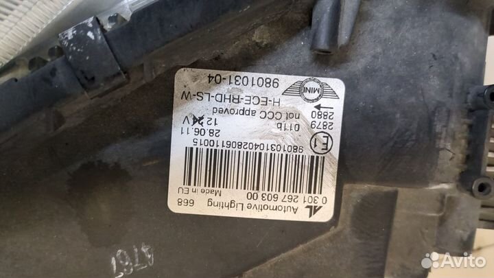 Фара (передняя) левая Mini Countryman (R60), 2011