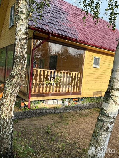 Мягкие окна на беседку