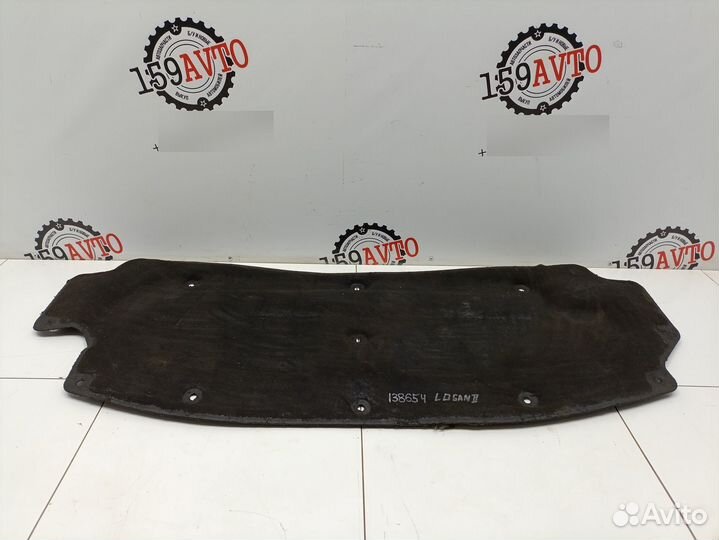 Шумоизоляция капота Renault Logan II 2014