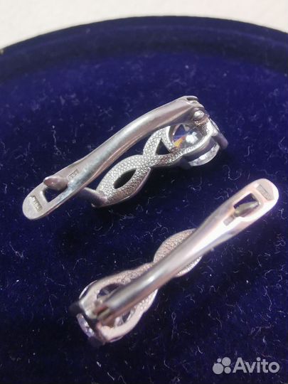 Серьги серебро 925проба