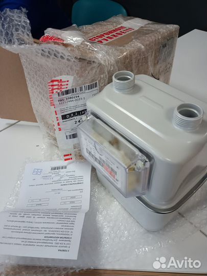 Газовый счетчик новый 2023 года