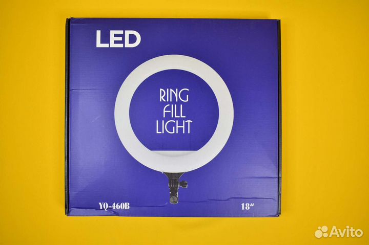 Кольцевая светодиодная лампа 460B 46 см, с пультом