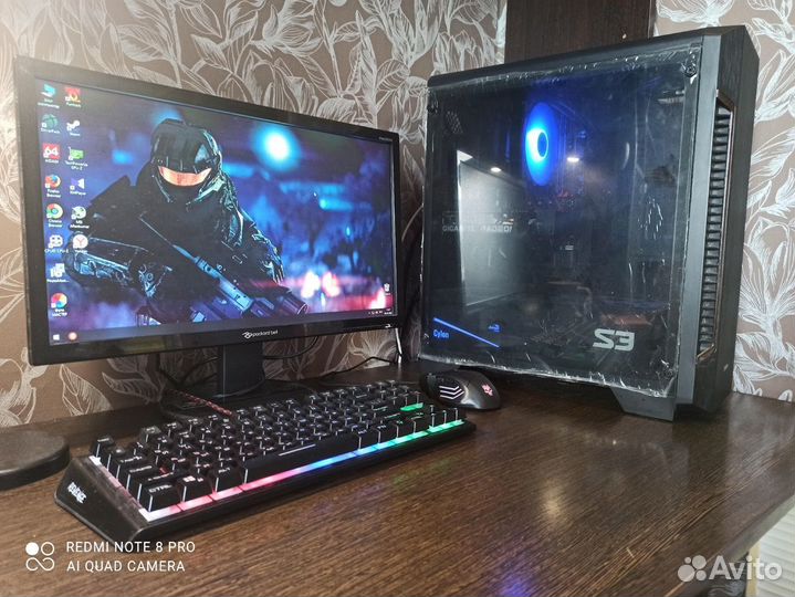 Современный Компьютер 12100, 16 gb, ssd 512