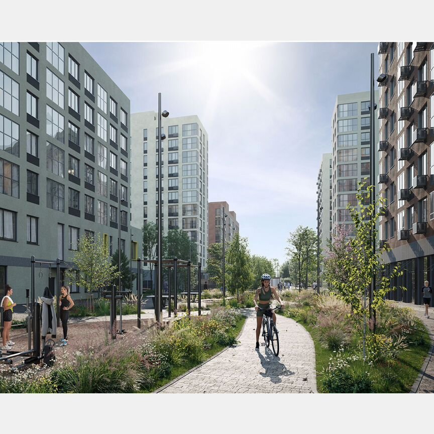 3-к. квартира, 66 м², 3/12 эт.