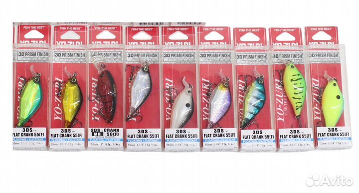 Воблеры Yo-Zuri 3DS Flat Crank 55F