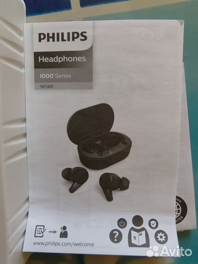 Беспроводные наушники philips