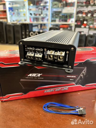 Усилитель мощный Kicx Angry Ant F4, 4 канала 200Вт
