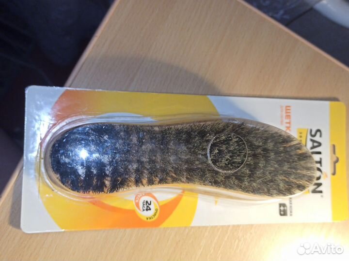 Щетка для обуви Salton для гладкой кожи ворсовая