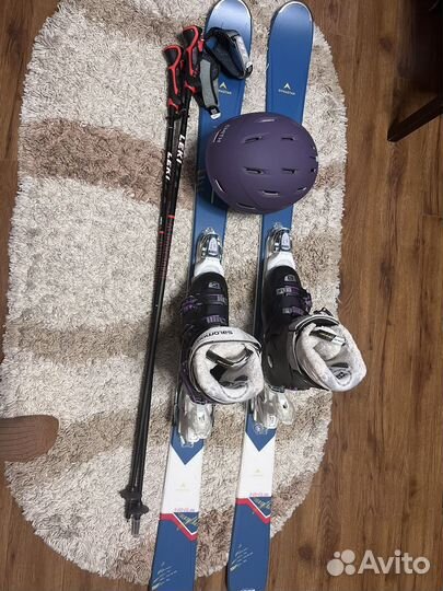 Горные лыжи набор женский