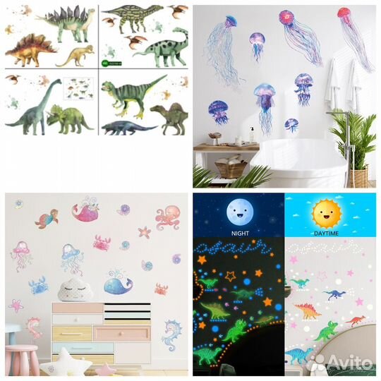 Интерьерные наклейки