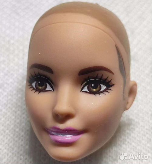 Вышивание волос куклы