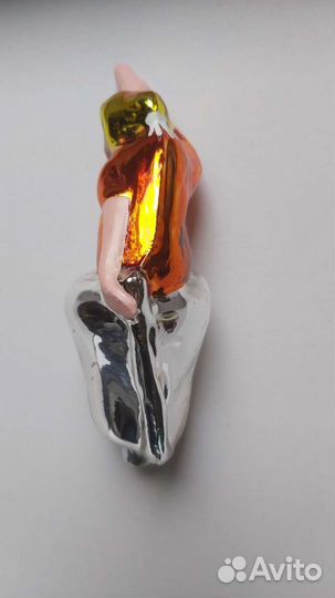 Ёлочная игрушка СССР баба яга