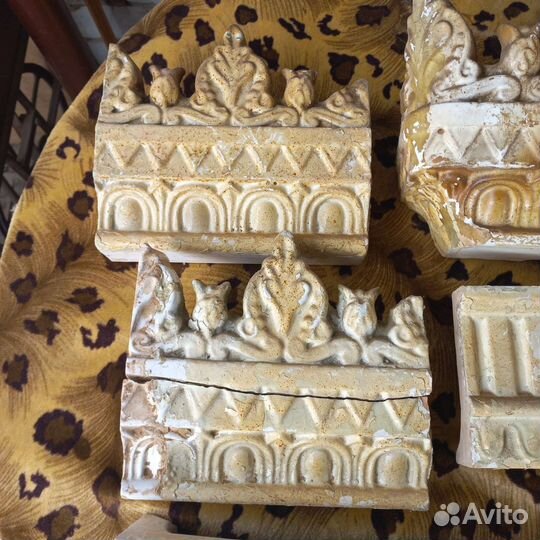 Старинные Печные Изразцы Клеймо Аксенов