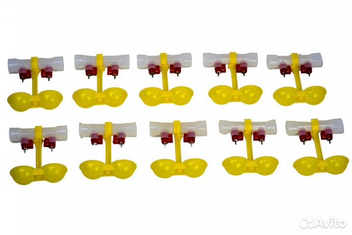 Поилка ниппельная двойная