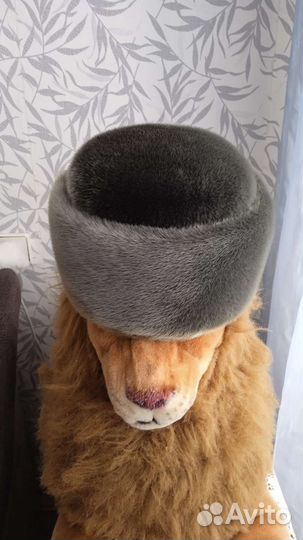 Шапка мужская мех нерпа размер 56 57