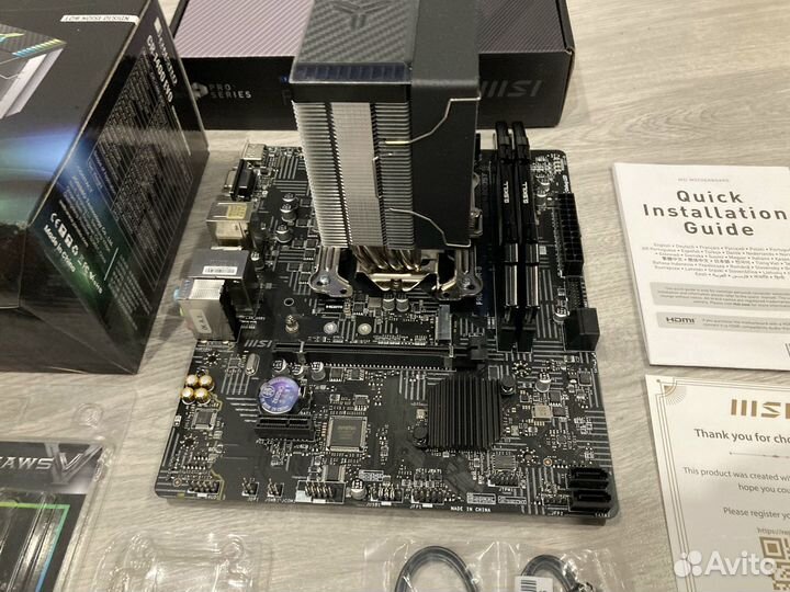 Комплект i5-10400F/G.Skill 16GB/MSI PRO/Jonsbo Evo