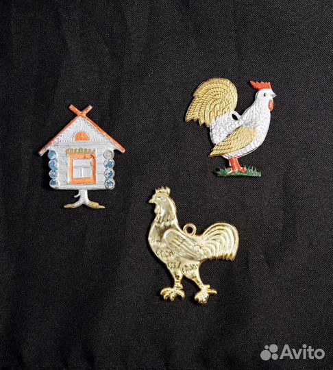 Колкий пластик украшения, статуэтки СССР