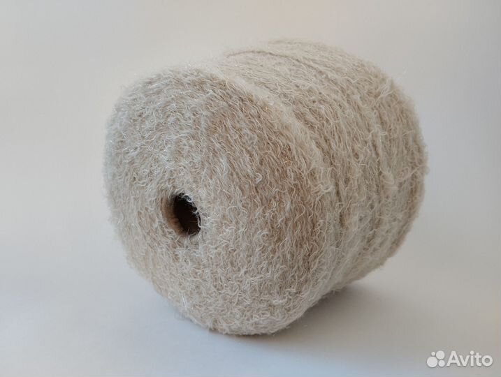 Пряжа бобинная фантазийная меринос альпака