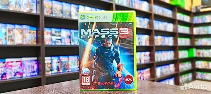 Mass Effect 3 xbox 360 диск