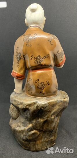Статуэтка отшельник Янь Цзылин. Рыбак. Старый Кита