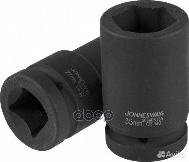 S03AD8124 Головка торцевая ударная глубокая 1 DR