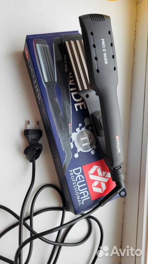 Профессиональная плойка-гофре для волос dewal