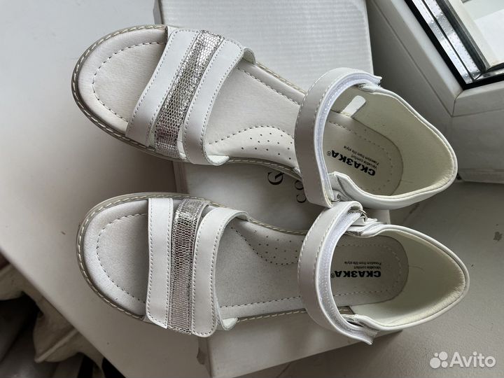 Босоножки женские 36 размер натуральная кожа новые