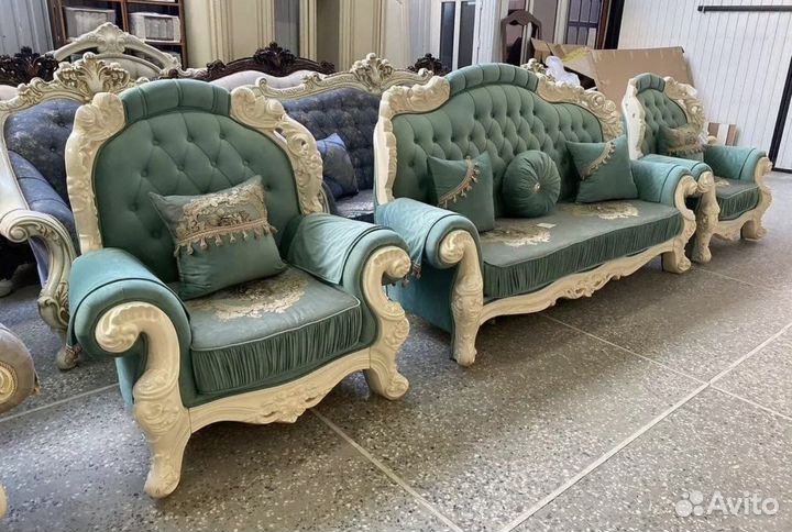 Диван и 2 кресла