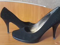 Туфли женские 39 размер замша черные