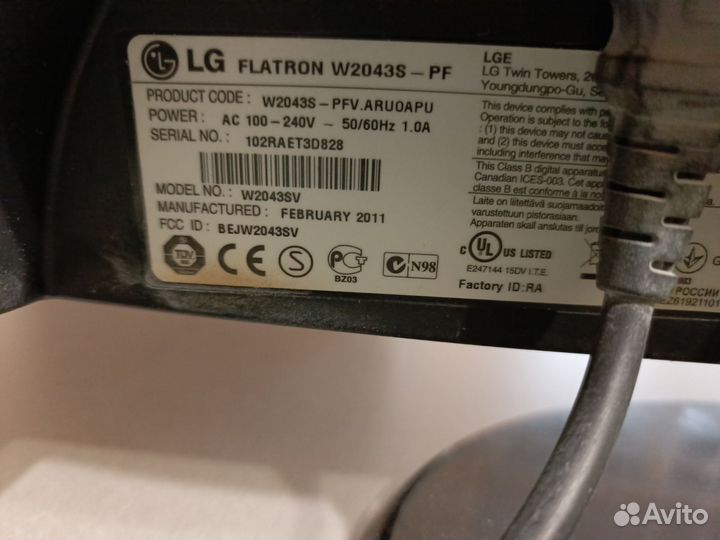 Монитор LG flatron