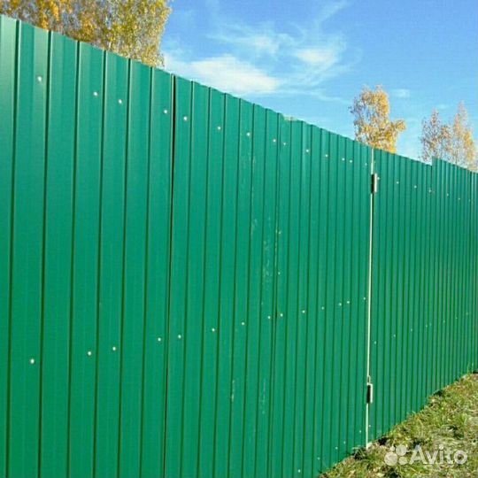 Забор из профнастила