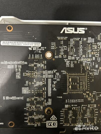 Видеокарта asus 1060 6Gb Dual OC