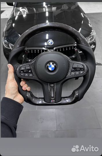 Карбоновый руль BMW