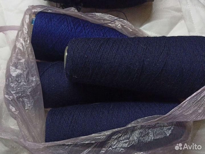 Пряжа нитки для вязания полушерсть