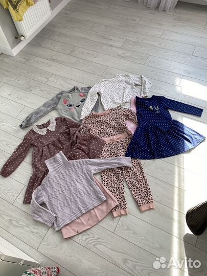 Комплект вещей для девочки, 5-7 лет