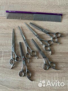 Машинка для стрижки животных wahl,ножницы,гребень