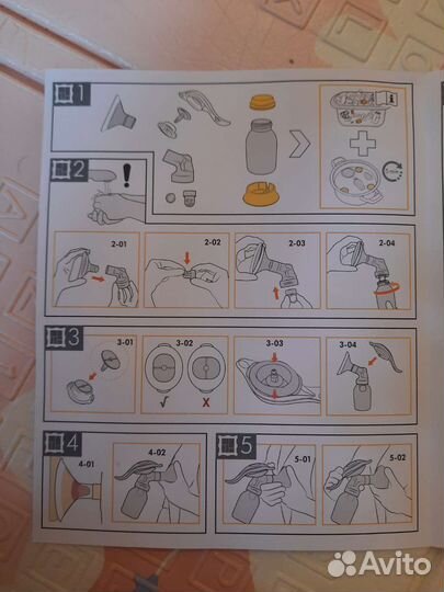 Молокоотсос medela ручной