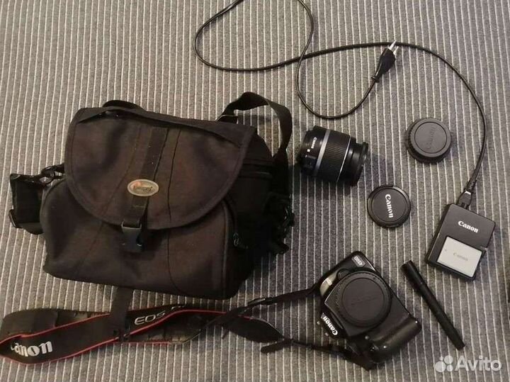 Canon 450D, объектив, фотосумка