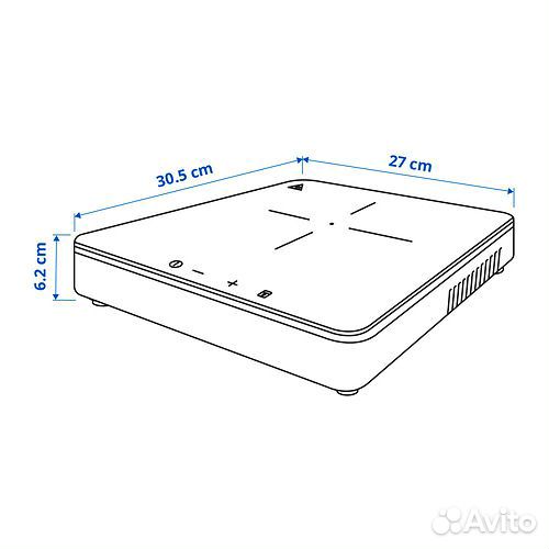 Индукционная плита IKEA tillreda тилльреда