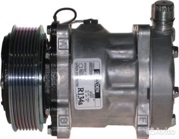 Компрессор Sanden SD7H13 модель Sanden 4323