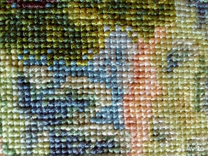 Березки, вышитая картина