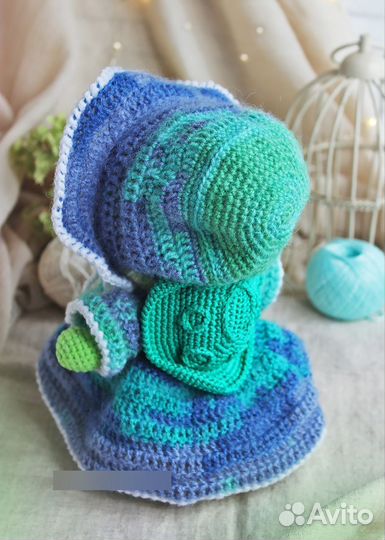 Вязаная игрушка бабушка черепашка Тортилла