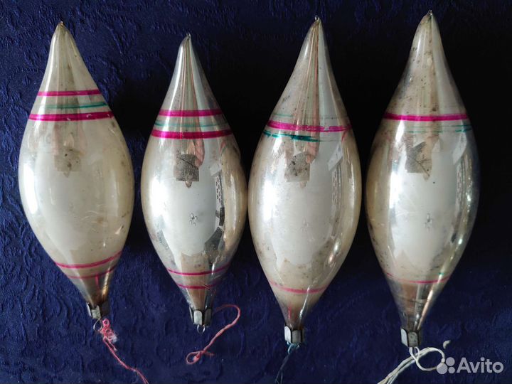 Елочные игрушки СССР сосульки (прожектор)